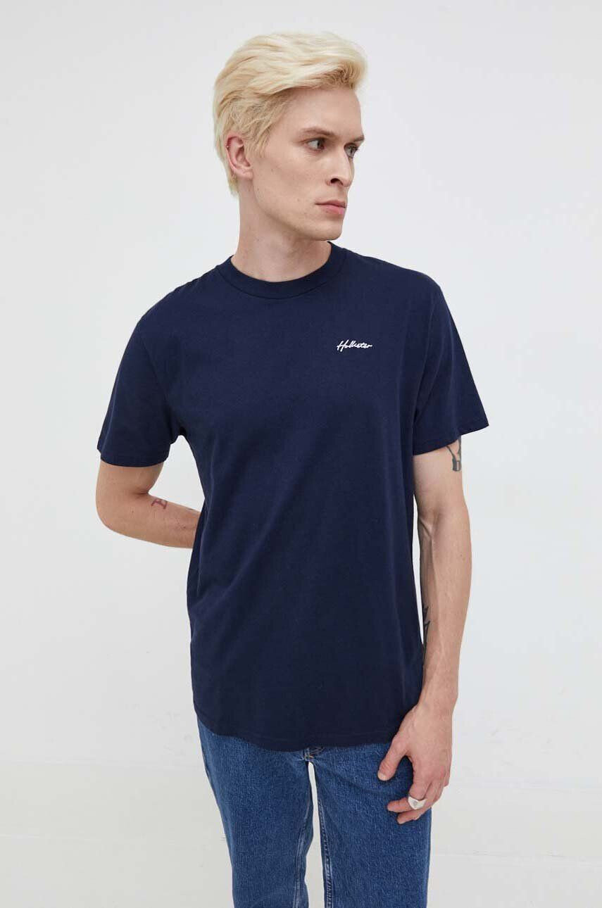 Hollister Co. Βαμβακερό μπλουζάκι - Pepit.gr