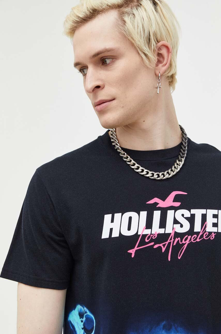 Hollister Co. Βαμβακερό μπλουζάκι - Pepit.gr