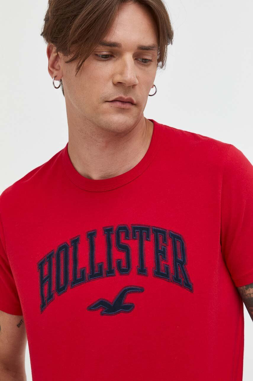 Hollister Co. Βαμβακερό μπλουζάκι - Pepit.gr