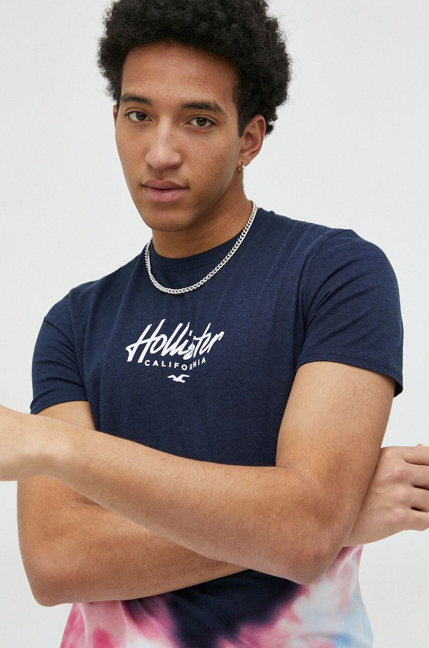 Hollister Co. Βαμβακερό μπλουζάκι - Pepit.gr