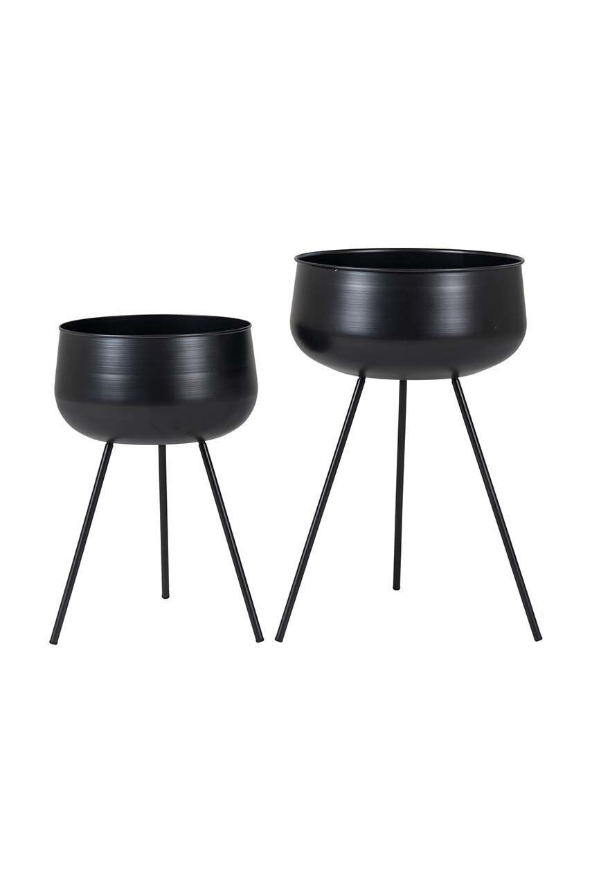 House Nordic Ένα σετ γλάστρες με ράφι Ardola 2-pack - Pepit.gr