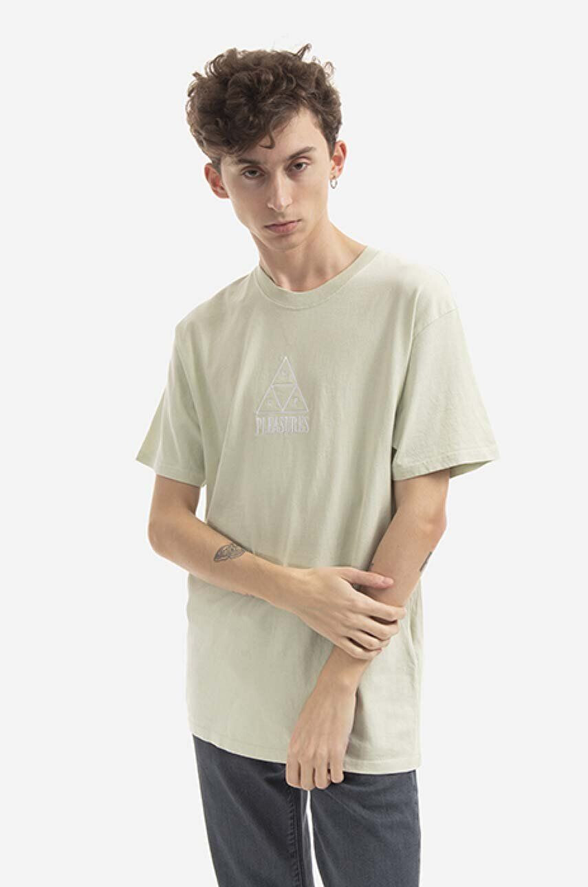 Huf Βαμβακερό μπλουζάκι Dyed T-Shirt - Pepit.gr