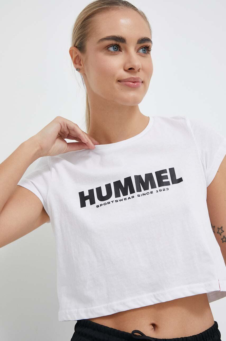 Hummel Βαμβακερό μπλουζάκι - Pepit.gr