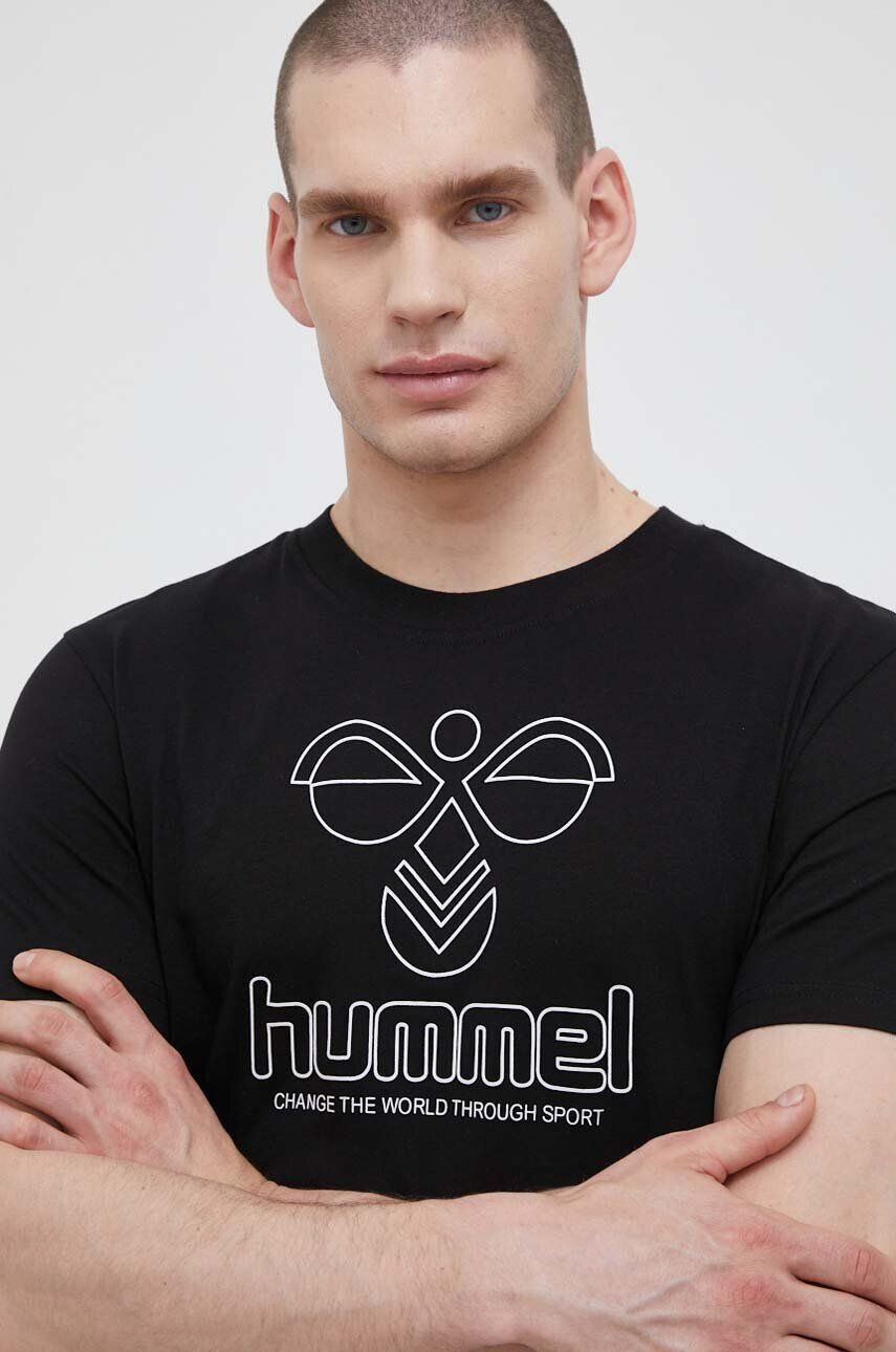 Hummel Βαμβακερό μπλουζάκι - Pepit.gr