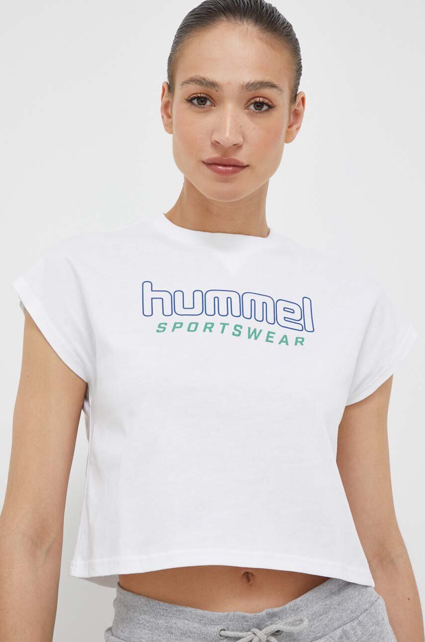 Hummel Βαμβακερό μπλουζάκι - Pepit.gr