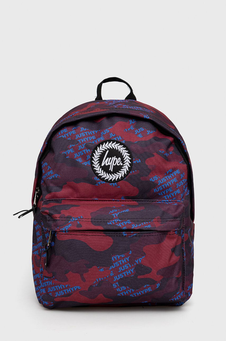 Hype Παιδικό σακίδιο Burgundy & Blue Logo Camo Twlg-758 - Pepit.gr