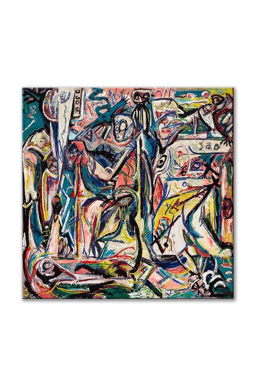 Inne Αναπαραγωγή Jackson Pollock Circumcision January 40 x 40 cm - Pepit.gr