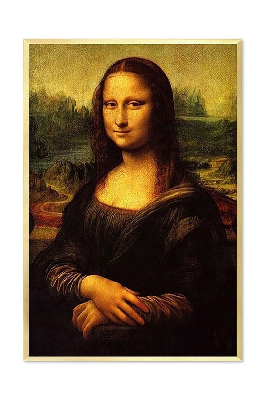 Inne Αναπαραγωγή Leonadro Da Vinci Mona Lisa 63 x 93 cm - Pepit.gr