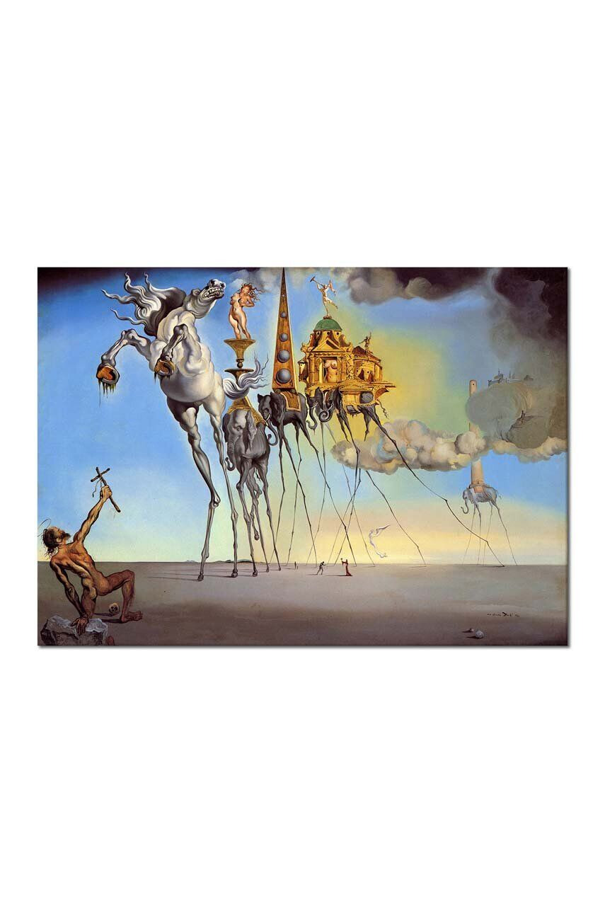 Inne Αναπαραγωγή Salvador Dali Kuszenie świętego Antoniego 50x70 cm - Pepit.gr