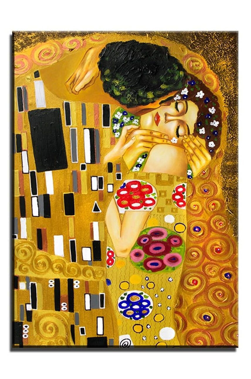 Inne Ελαιογραφία Gustav Klimt Kiss - Pepit.gr