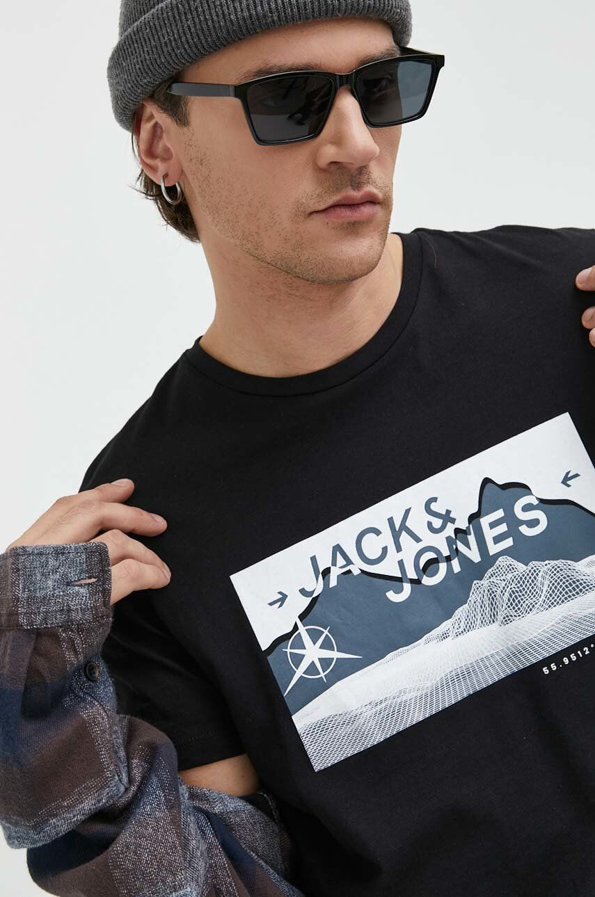 Jack & Jones βαμβακερό μπλουζάκι - Pepit.gr