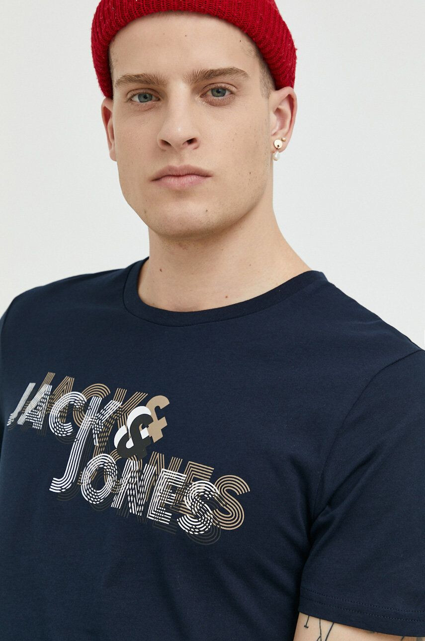 Jack & Jones Βαμβακερό μπλουζάκι - Pepit.gr