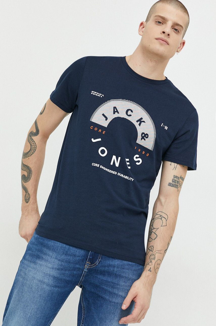 Jack & Jones Βαμβακερό μπλουζάκι - Pepit.gr