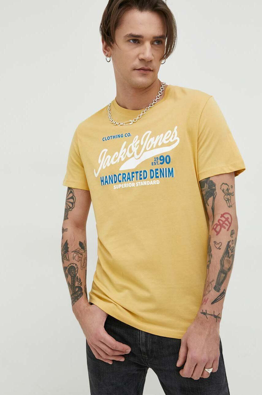 Jack & Jones Βαμβακερό μπλουζάκι JJSTAR - Pepit.gr