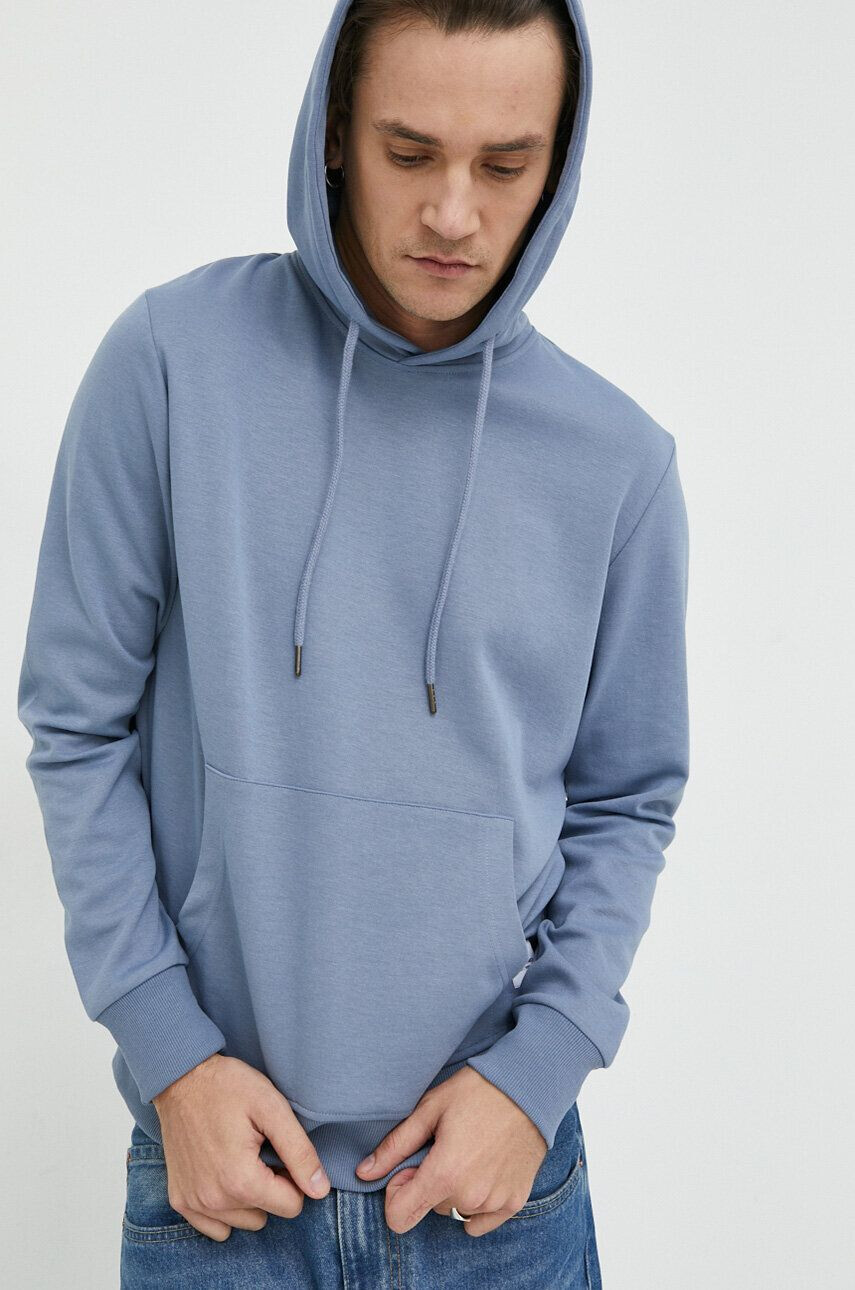 Jack & Jones Μπλούζα JJEBASIC με κουκούλα 12182537 - Pepit.gr