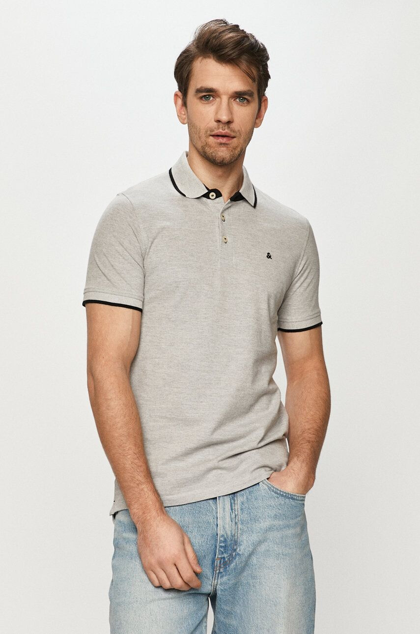 Jack & Jones Βαμβακερό μπλουζάκι πόλο - Pepit.gr