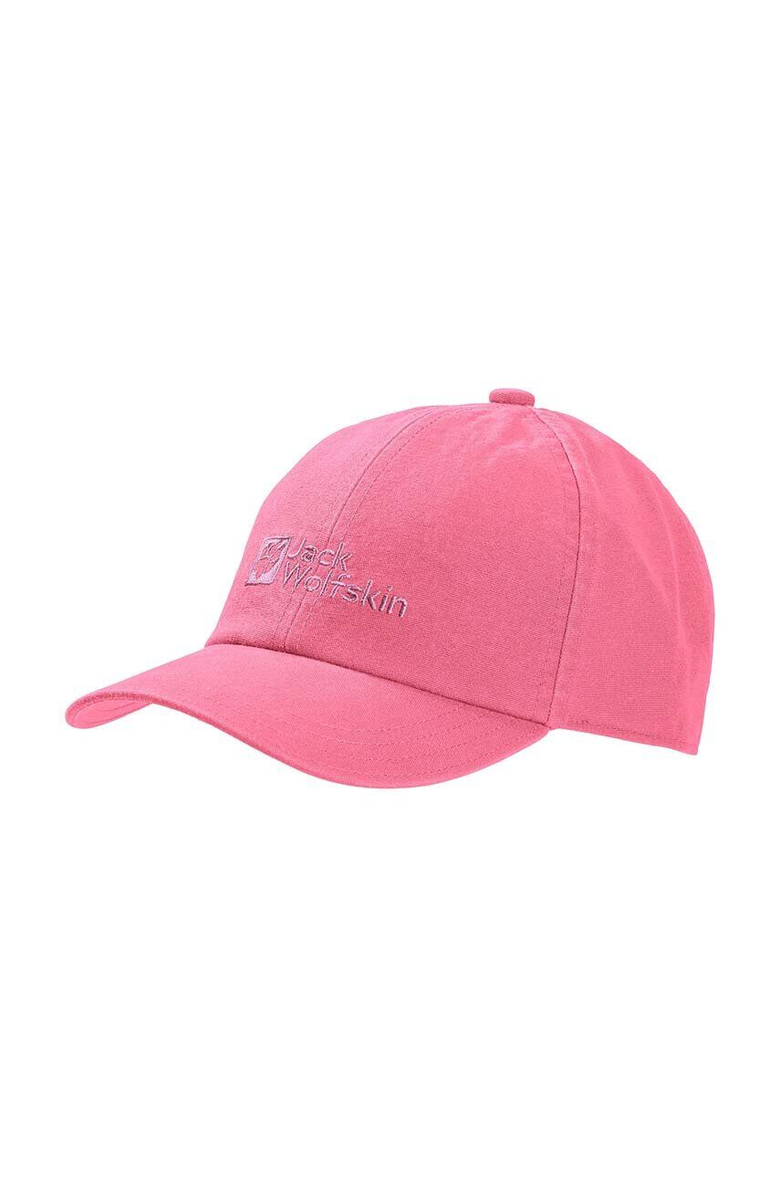 Jack Wolfskin Παιδικός σκούφος BASEBALL CAP K χρώμα: μαύρο - Pepit.gr