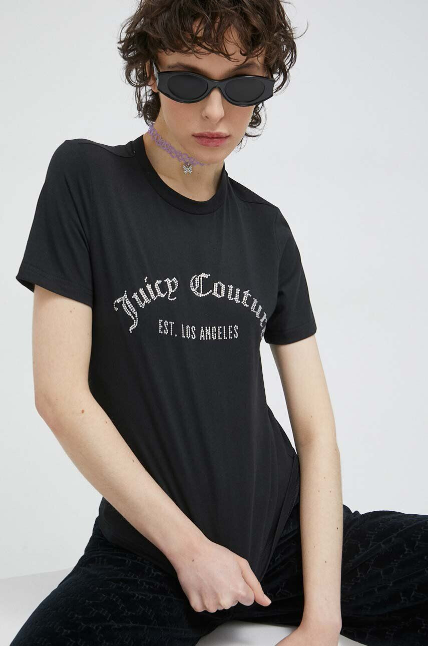 Juicy Couture Βαμβακερό μπλουζάκι - Pepit.gr