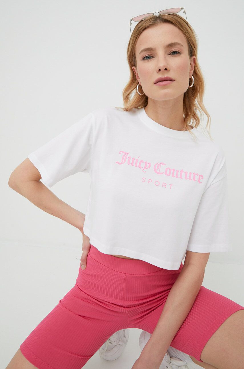 Juicy Couture Μπλουζάκι χρώμα: άσπρο - Pepit.gr