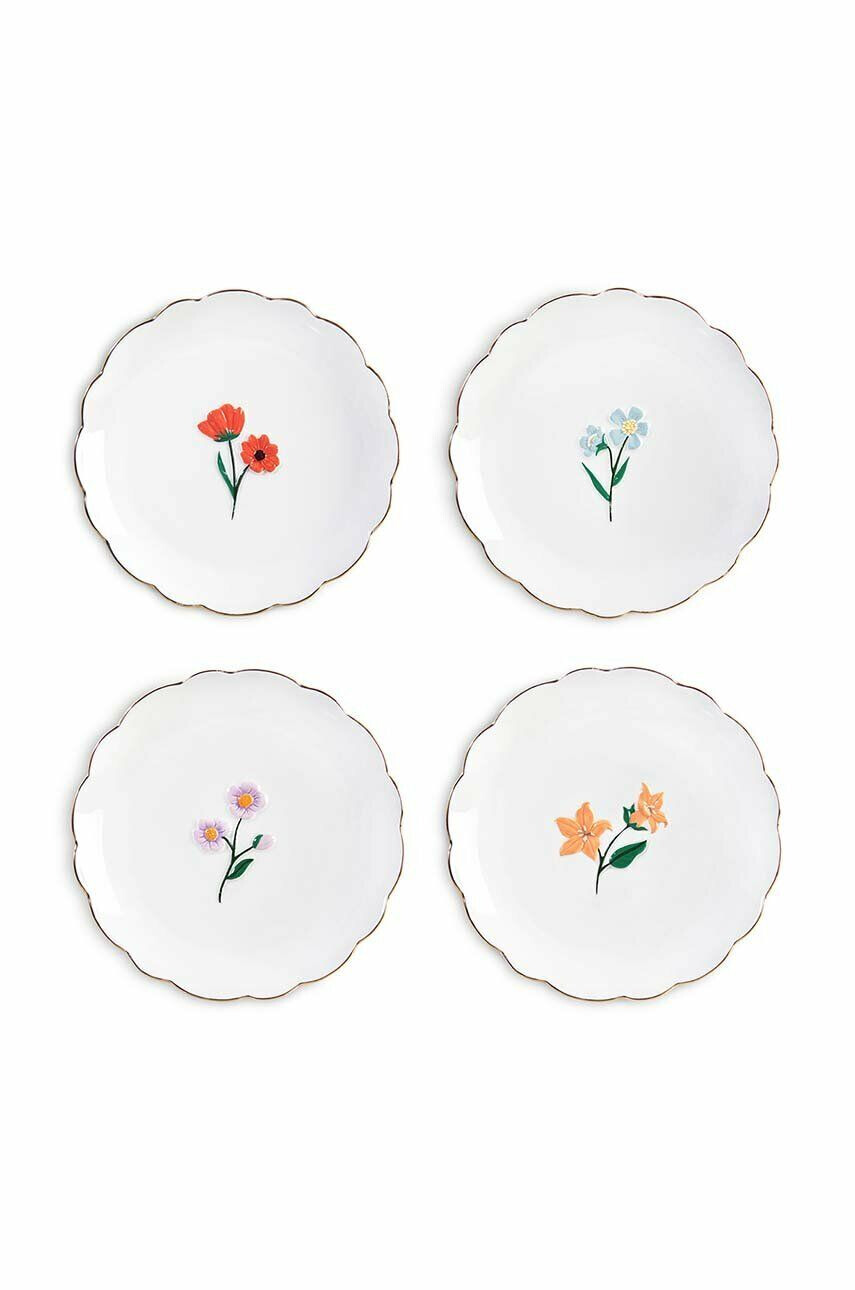 &k amsterdam Ένα σετ πιάτων Wildflower Set 4-pack - Pepit.gr