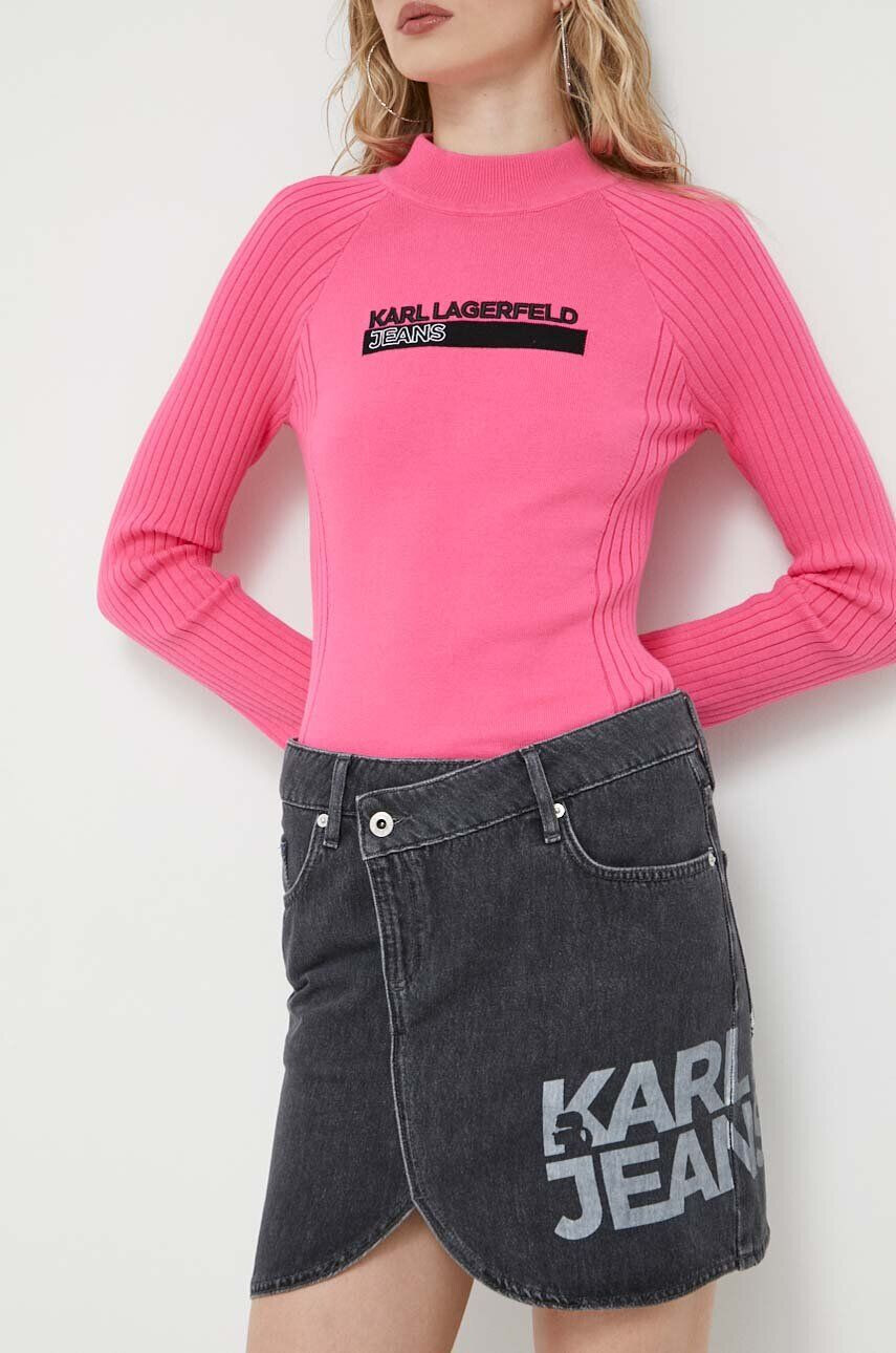 Karl Lagerfeld Jeans Τζιν φούστα - Pepit.gr