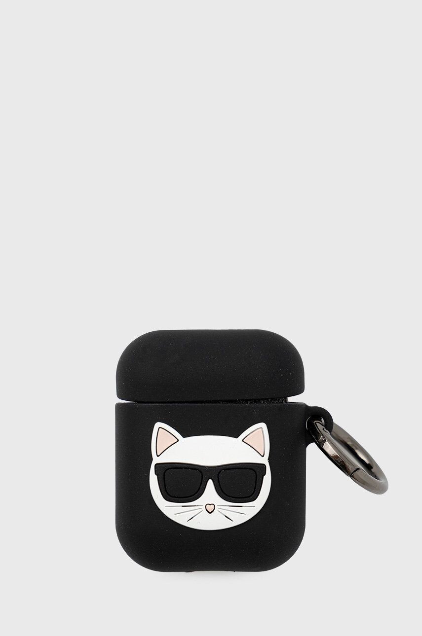 Karl Lagerfeld Θήκη για airpods Airpods Cover χρώμα: μαύρο - Pepit.gr