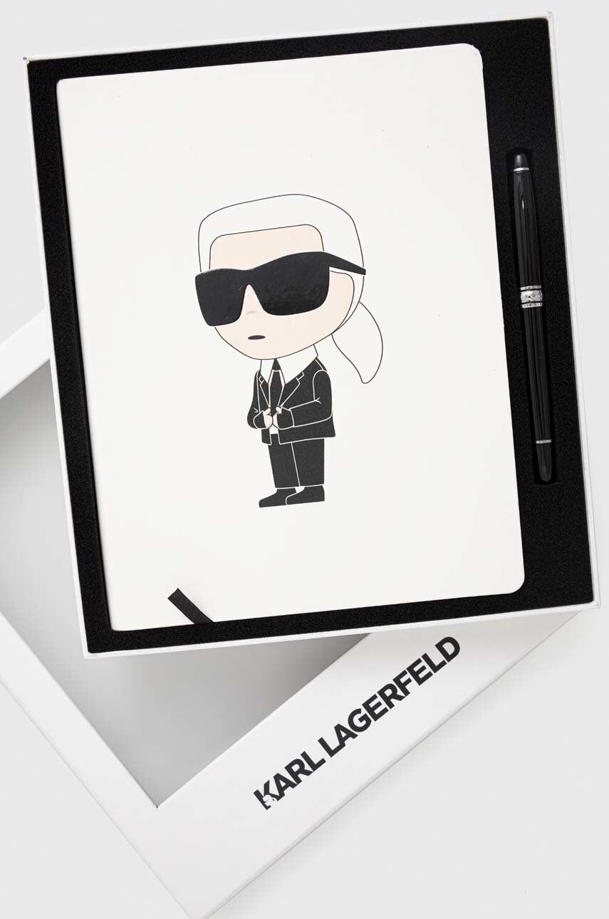 Karl Lagerfeld Σημειωματάριο και στυλό - Pepit.gr