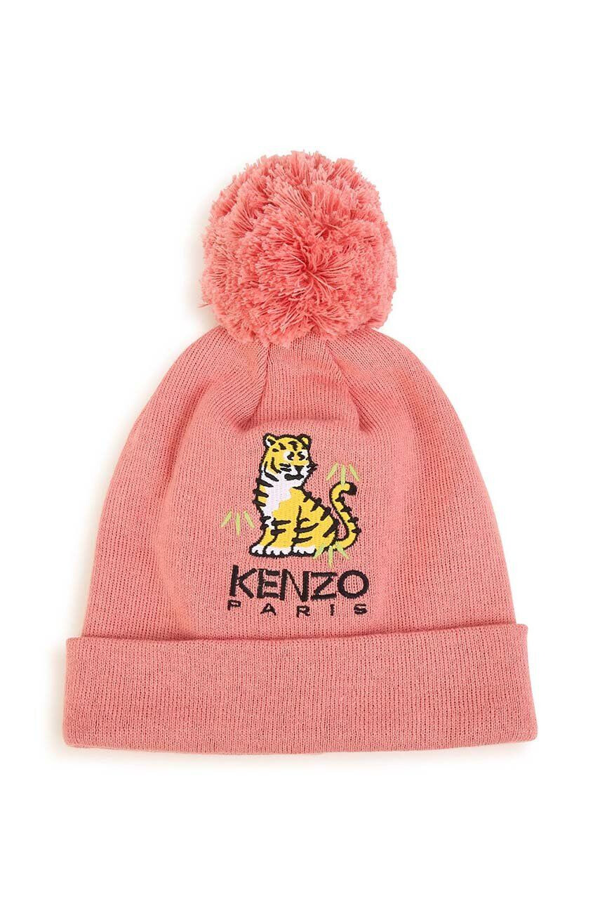 Kenzo kids Παιδικός σκούφος από μείγμα κασμίρ - Pepit.gr