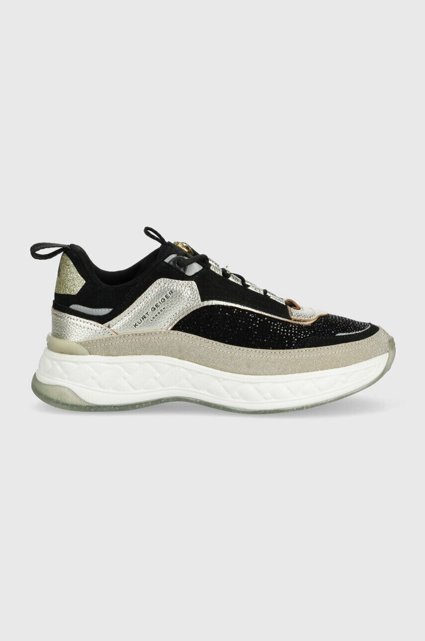 Kurt Geiger London Αθλητικά Kensington Sneaker χρώμα: μαύρο 9820002169 - Pepit.gr