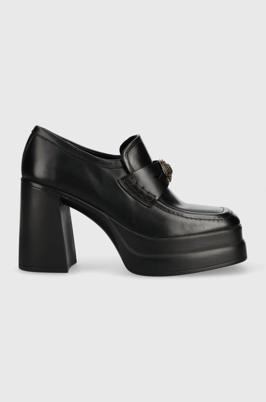 Kurt Geiger London Δερμάτινα γοβάκια Stomp Heeled Loafer - Pepit.gr