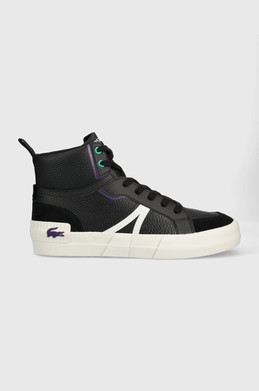 Lacoste Αθλητικά L004 Mid χρώμα: μαύρο - Pepit.gr