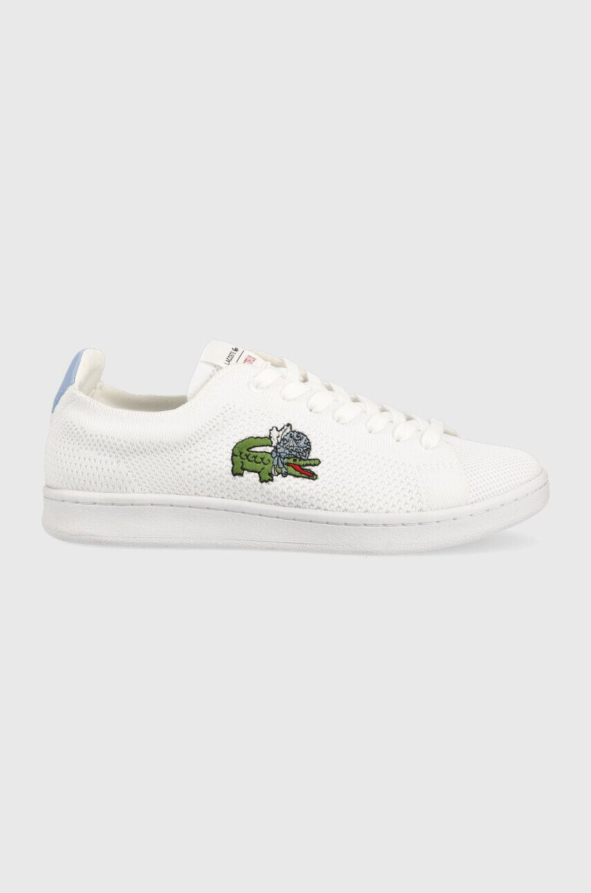 Lacoste Αθλητικά x Bridgerton Carnaby Piquee χρώμα: άσπρο 45SFA0095 - Pepit.gr