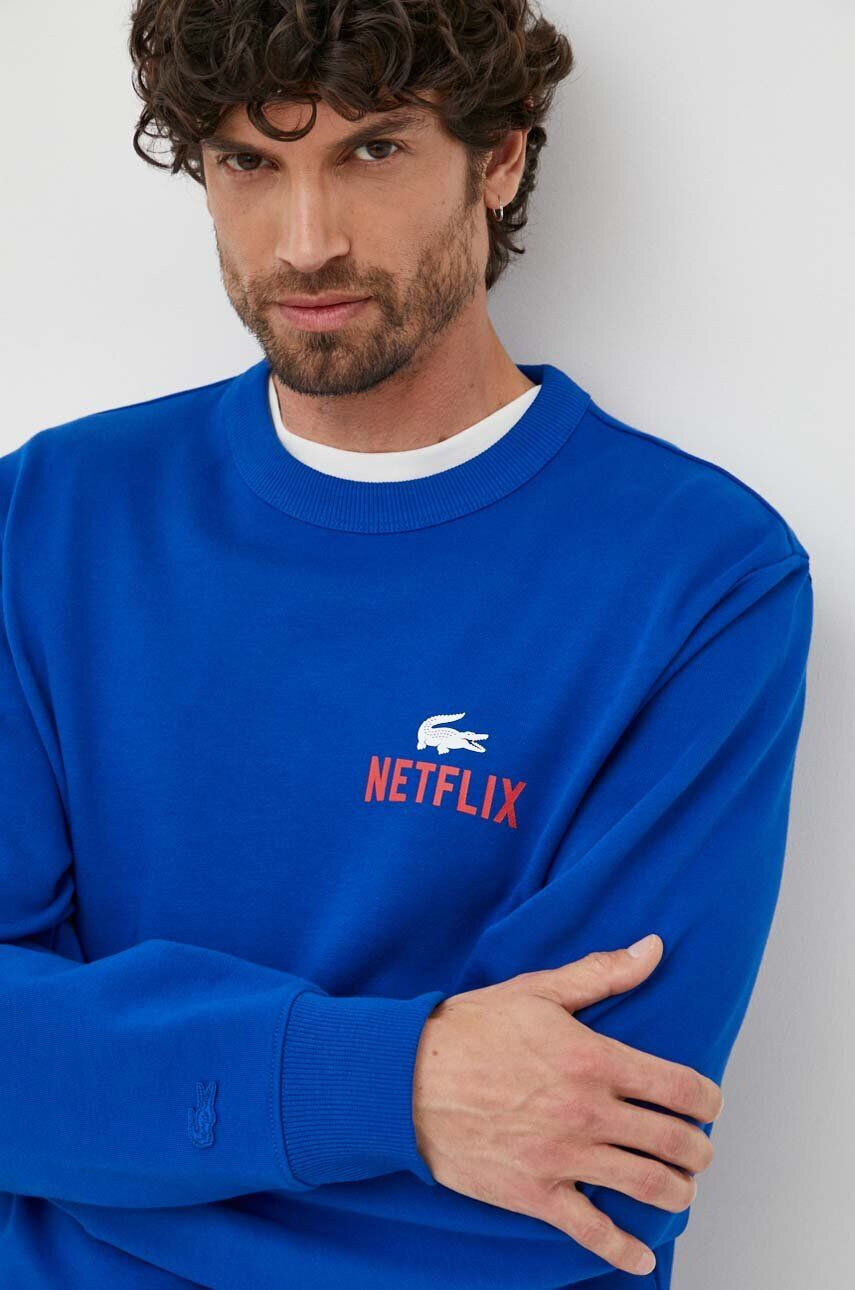 Lacoste Βαμβακερή μπλούζα x Netflix - Pepit.gr