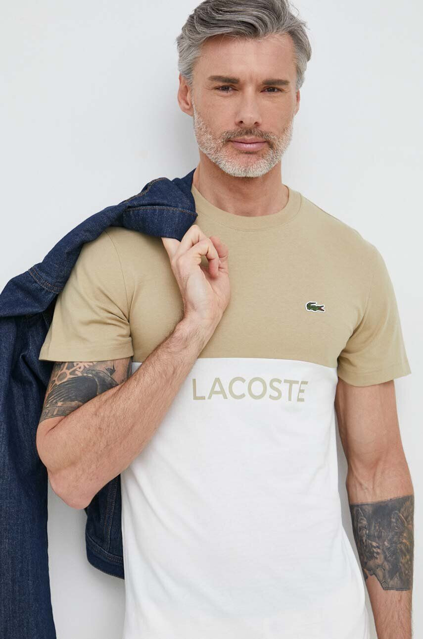 Lacoste Βαμβακερό μπλουζάκι - Pepit.gr