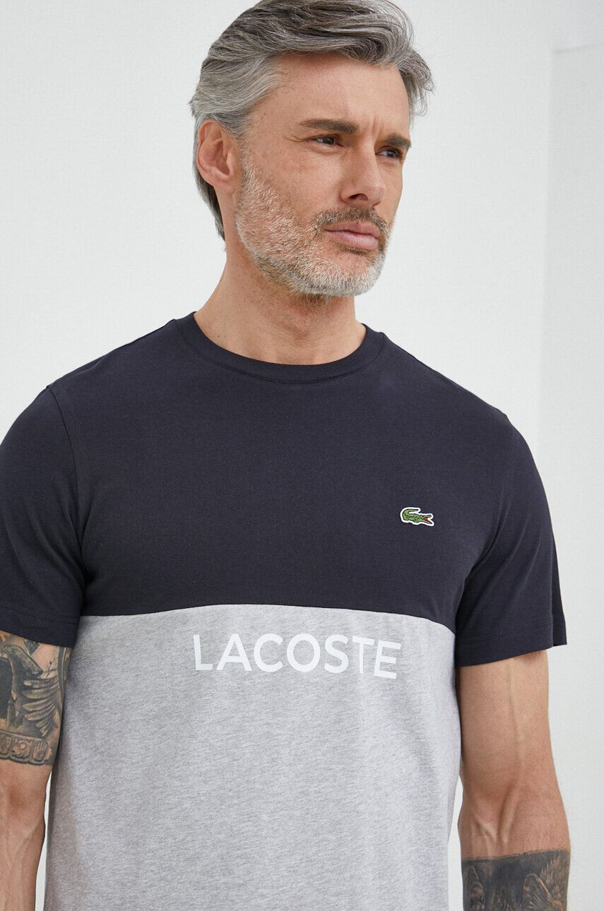 Lacoste Βαμβακερό μπλουζάκι - Pepit.gr