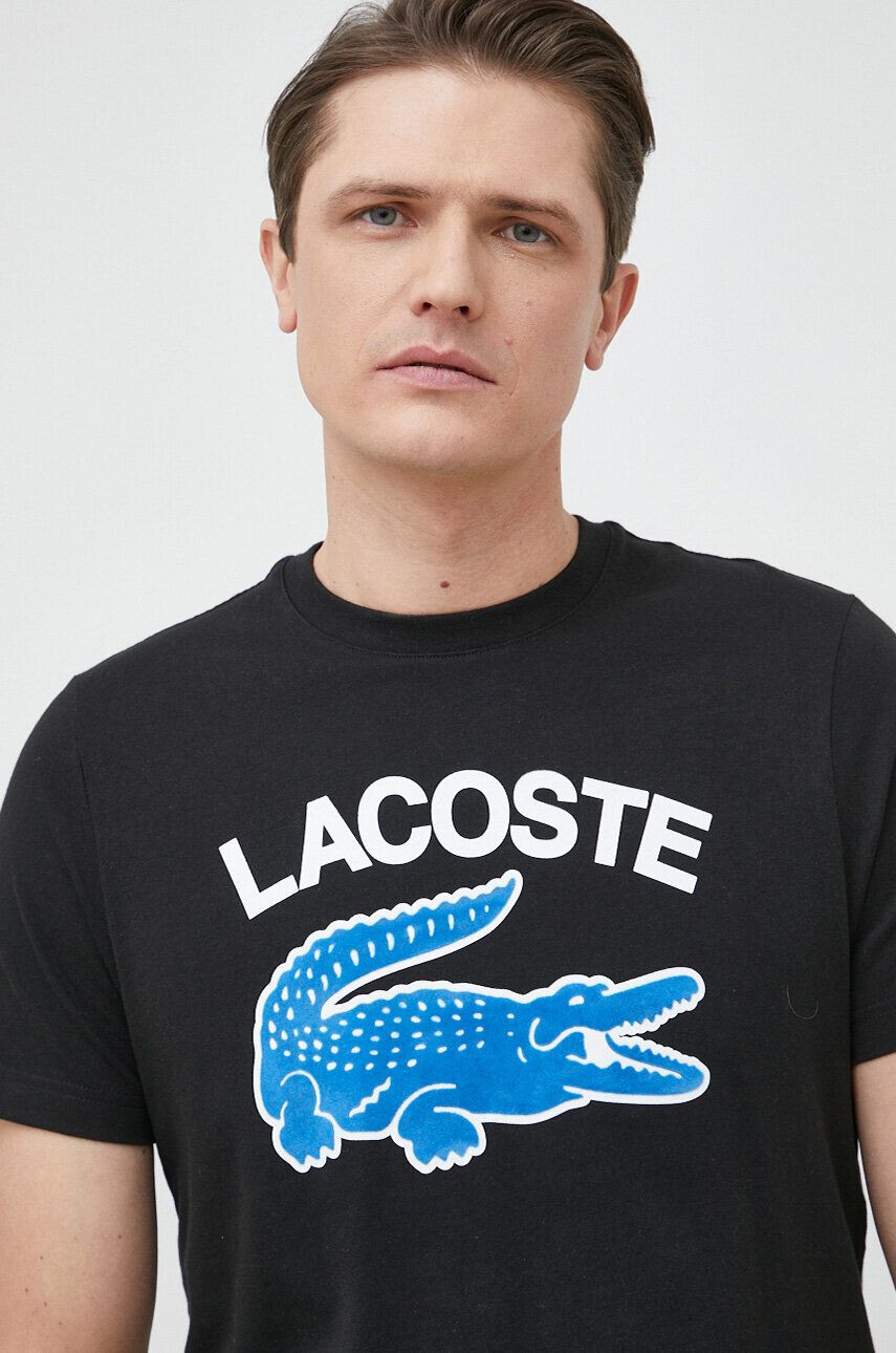 Lacoste Βαμβακερό μπλουζάκι - Pepit.gr