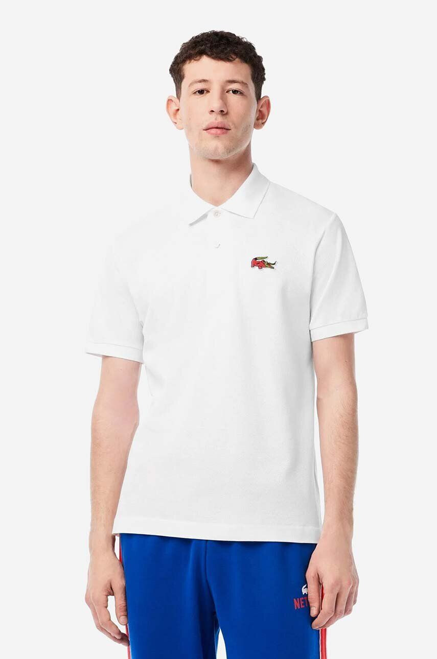 Lacoste Βαμβακερό μπλουζάκι πόλο x Netflix - Pepit.gr