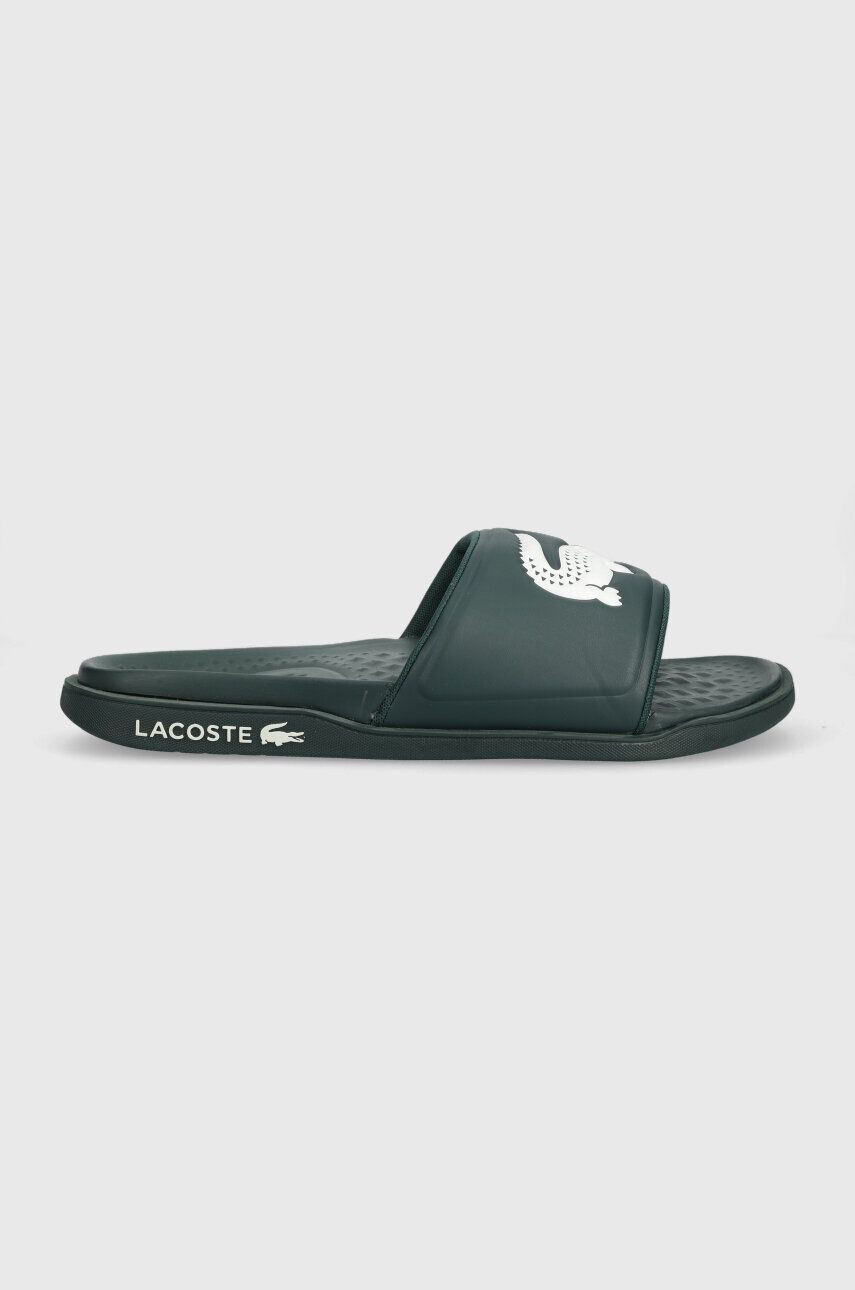 Lacoste Παντόφλες CROCO DUALISTE χρώμα: πράσινο 43CMA0020 - Pepit.gr