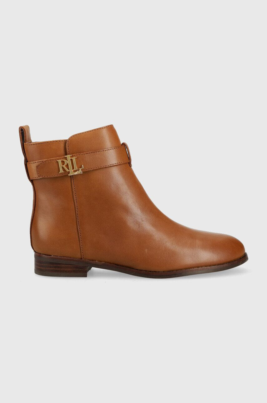 Lauren Ralph Lauren Μποτάκια Burnished Calf - Pepit.gr