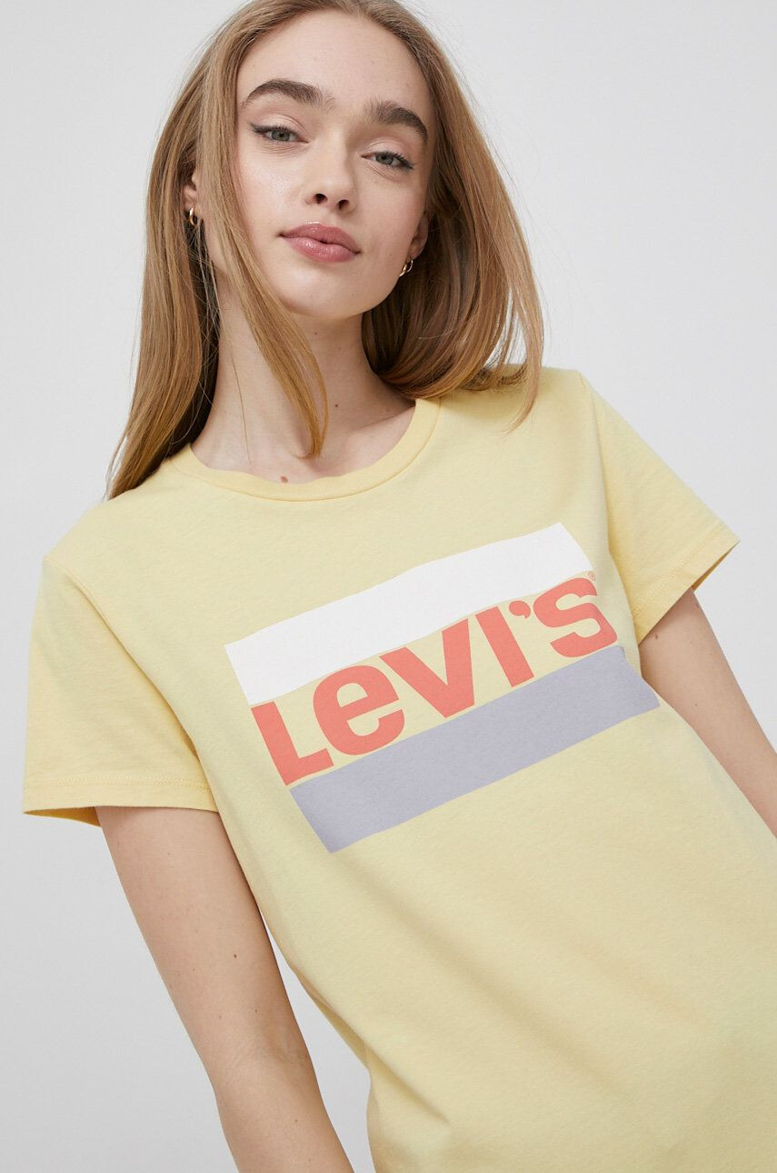 Levi's Βαμβακερό μπλουζάκι - Pepit.gr