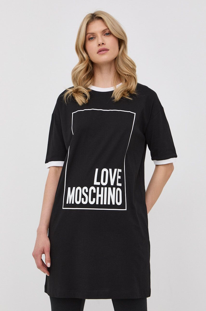 Love Moschino Βαμβακερό φόρεμα - Pepit.gr