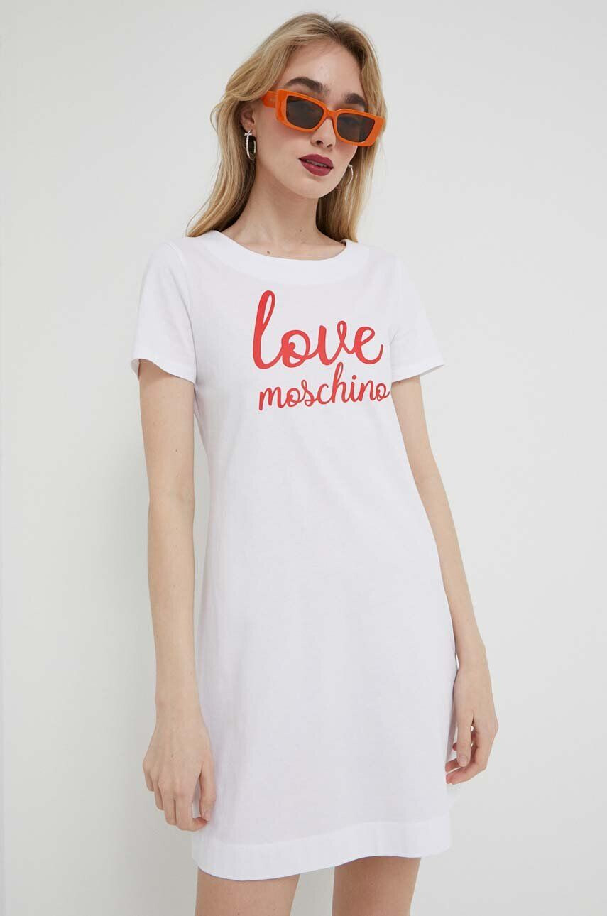 Love Moschino Βαμβακερό φόρεμα - Pepit.gr