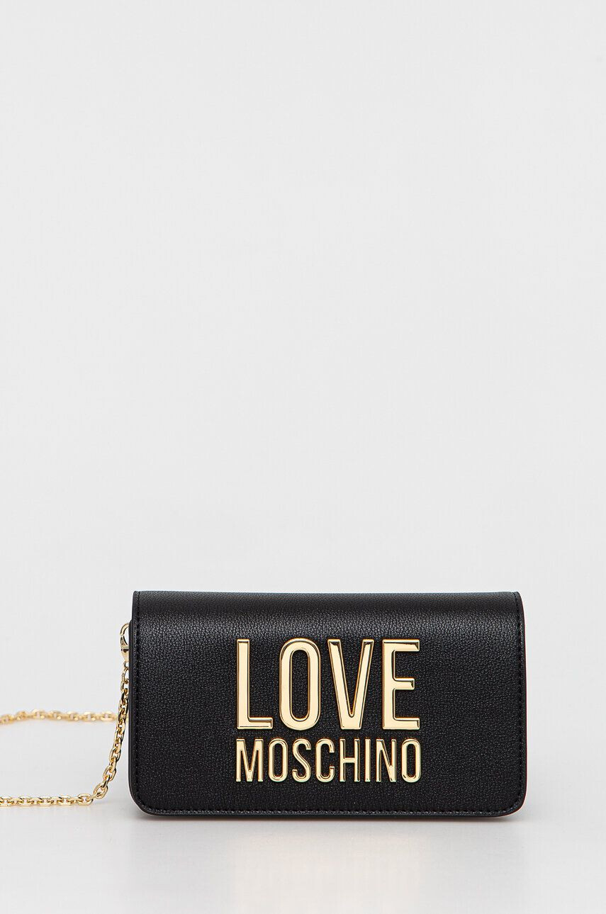 Love Moschino Πορτοφόλι χρώμα: μαύρο - Pepit.gr