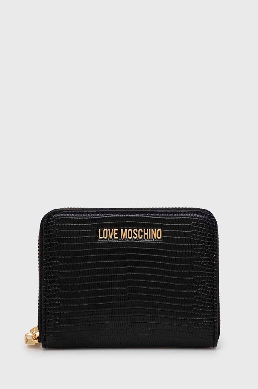 Love Moschino Πορτοφόλι χρώμα: μαύρο - Pepit.gr