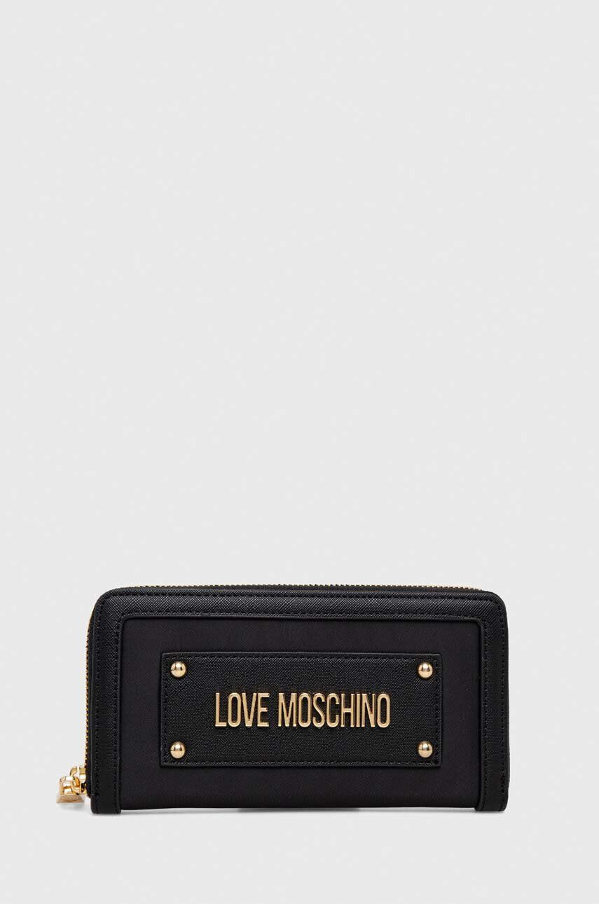 Love Moschino Πορτοφόλι χρώμα: μαύρο - Pepit.gr