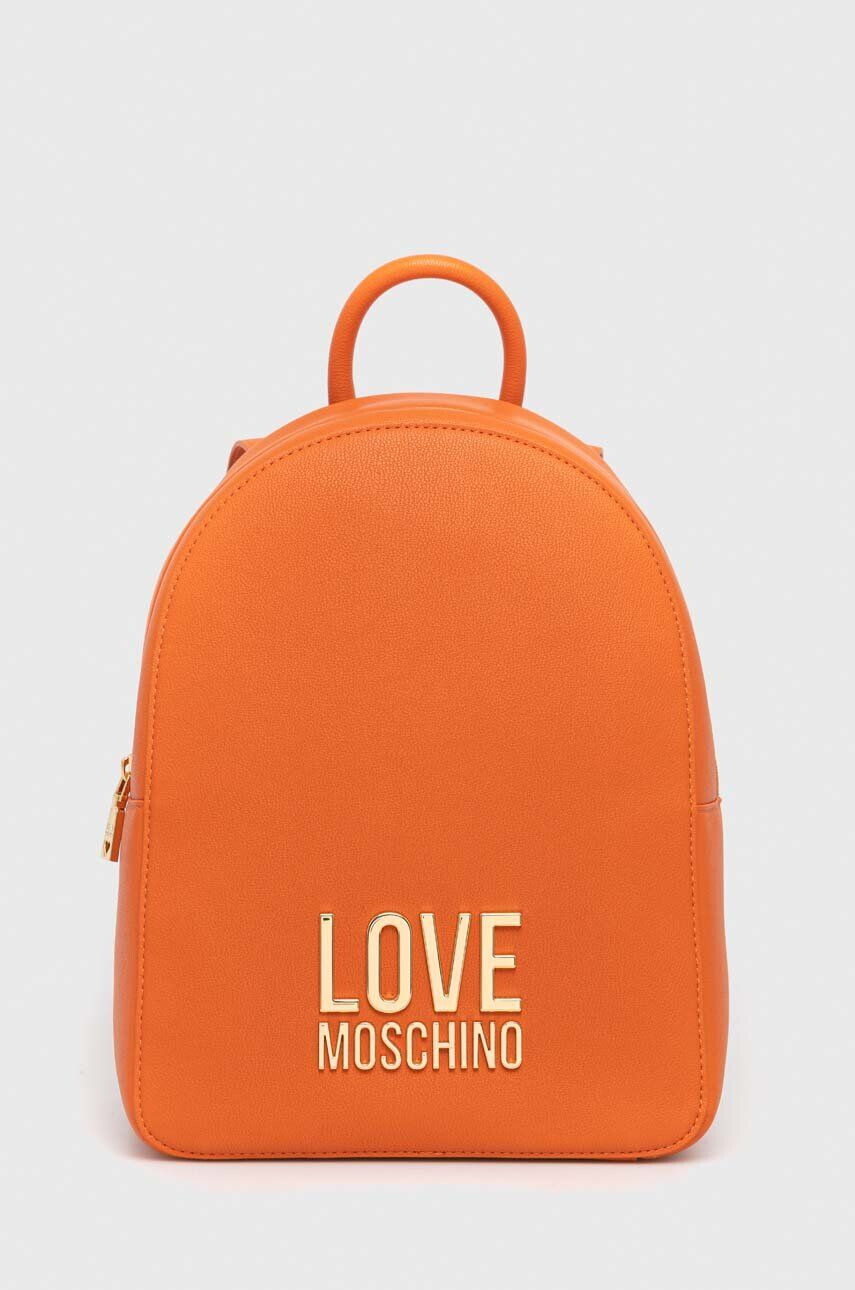 Love Moschino Σακίδιο πλάτης χρώμα: πορτοκαλί - Pepit.gr