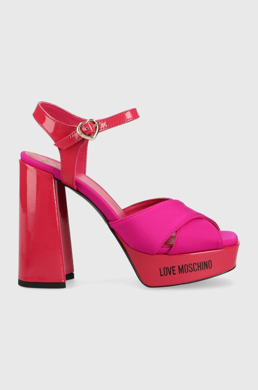 Love Moschino Σανδάλια San Lod Quadra 120 - Pepit.gr