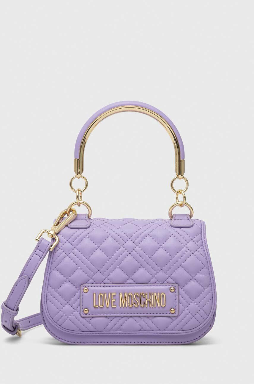 Love Moschino Τσάντα χρώμα: μαύρο - Pepit.gr