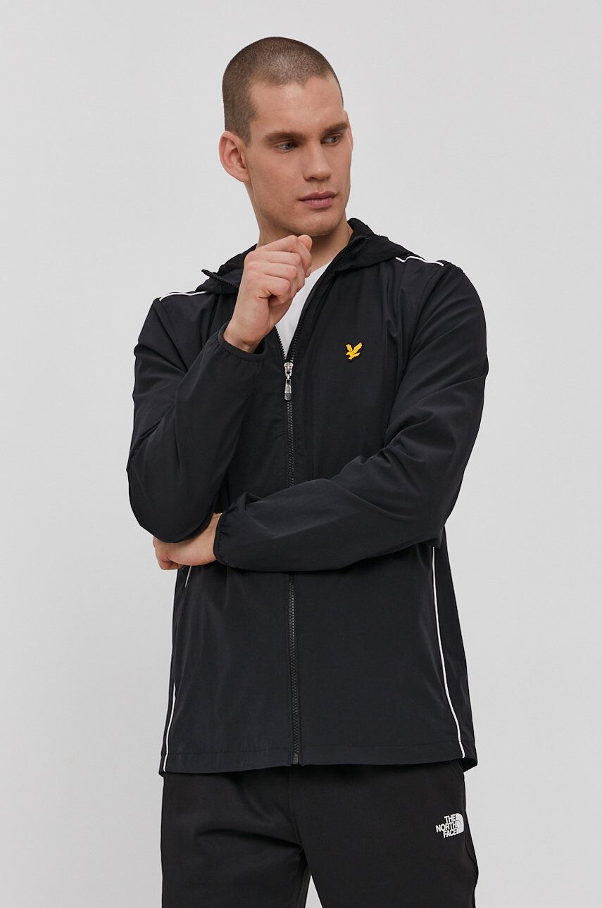 Lyle & Scott Μπουφάν ανδρικό χρώμα: μαύρο - Pepit.gr