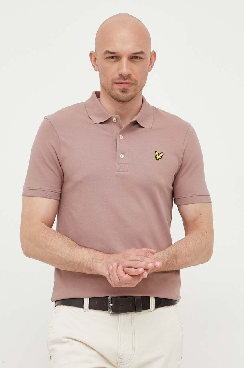 Lyle & Scott Πόλο χρώμα: ροζ - Pepit.gr